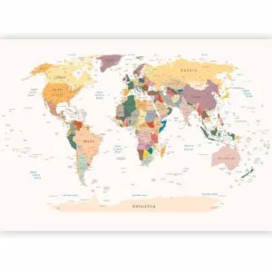 Fotobehang - World Map