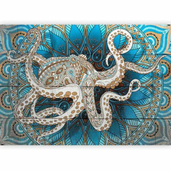 Fotobehang - Zen Octopus