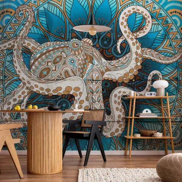 Fotobehang - Zen Octopus