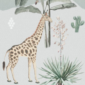 Fotobehang INK7638 Sofie & Junar Safari Moss