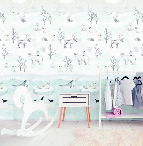 Fotobehang INK7652 Sofie & Junar White Eden