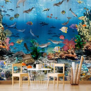 Fotobehang INK7666 Sofie & Junar Aquarium