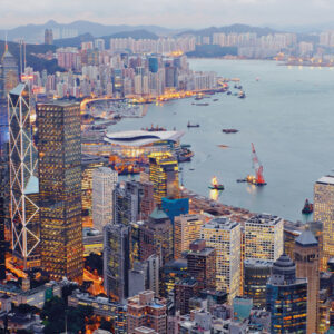 Fotobehang Hong Kong City Love CL91A