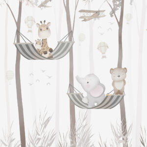 Fotobehang Forest Tour Cute Walls CW6032-1