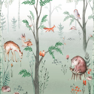 Fotobehang Forest Friends Cute Walls CW6041-1