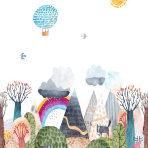 Fotobehang Landschap Cute Walls CW6048-1