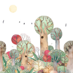 Fotobehang Wonder Forest Cute Walls CW6049-1