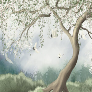 Fotobehang Weeping Willow Cute Walls CW6051-1