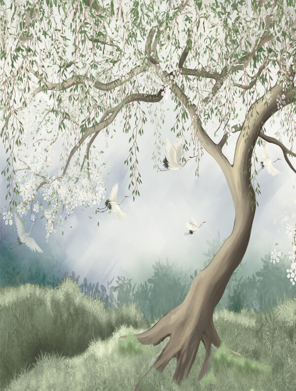 Fotobehang Weeping Willow Cute Walls CW6051-1