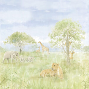 Fotobehang Safari Park Cute Walls CW6113-2