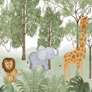 Fotobehang Jungle Safari Cute Walls CW6117-1