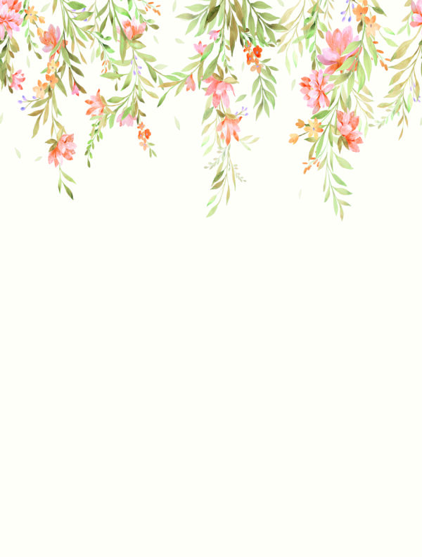 Fotobehang Flower Cascade Cute Walls CW6119-1