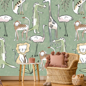 Fotobehang Jungle Green Olive&Noah INK7809