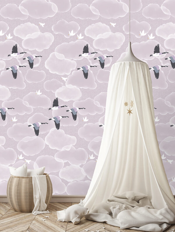 Fotobehang Wolken Olive&Noah INK7819
