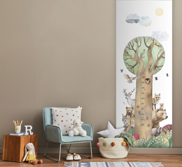 Fotobehang Woodland Friends Cute Walls CW6060-1