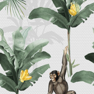 Fotobehang It's a Monkey Town Olive&Noah INK7840