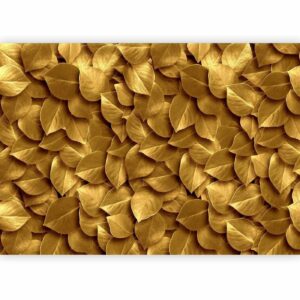 Fotobehang – Golden Leaves 400x280