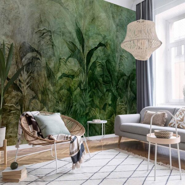 Fotobehang – Green Fog 350x245