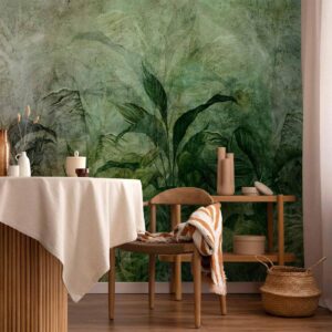 Fotobehang – Green Fog 350x245