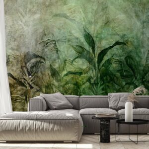 Fotobehang – Green Fog 350x245