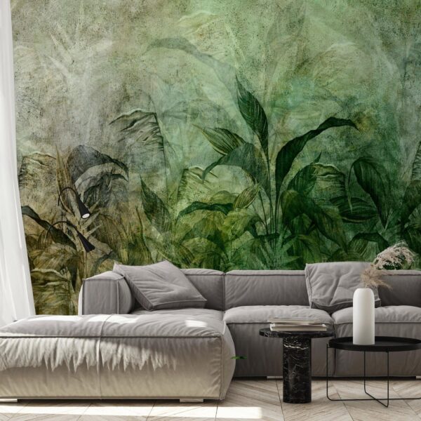 Fotobehang – Green Fog 350x245