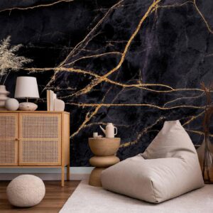 Fotobehang Premium – Golden Paths 400x280