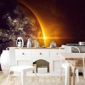 Fotobehang – Golden Earth 400x280