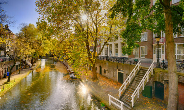 Fotobehang Utrecht oude gracht II 1404 Holland