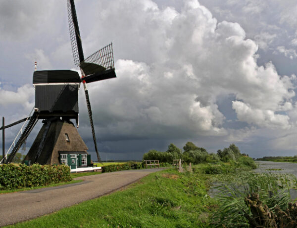 Fotobehang Vlietmolen 2880 Holland