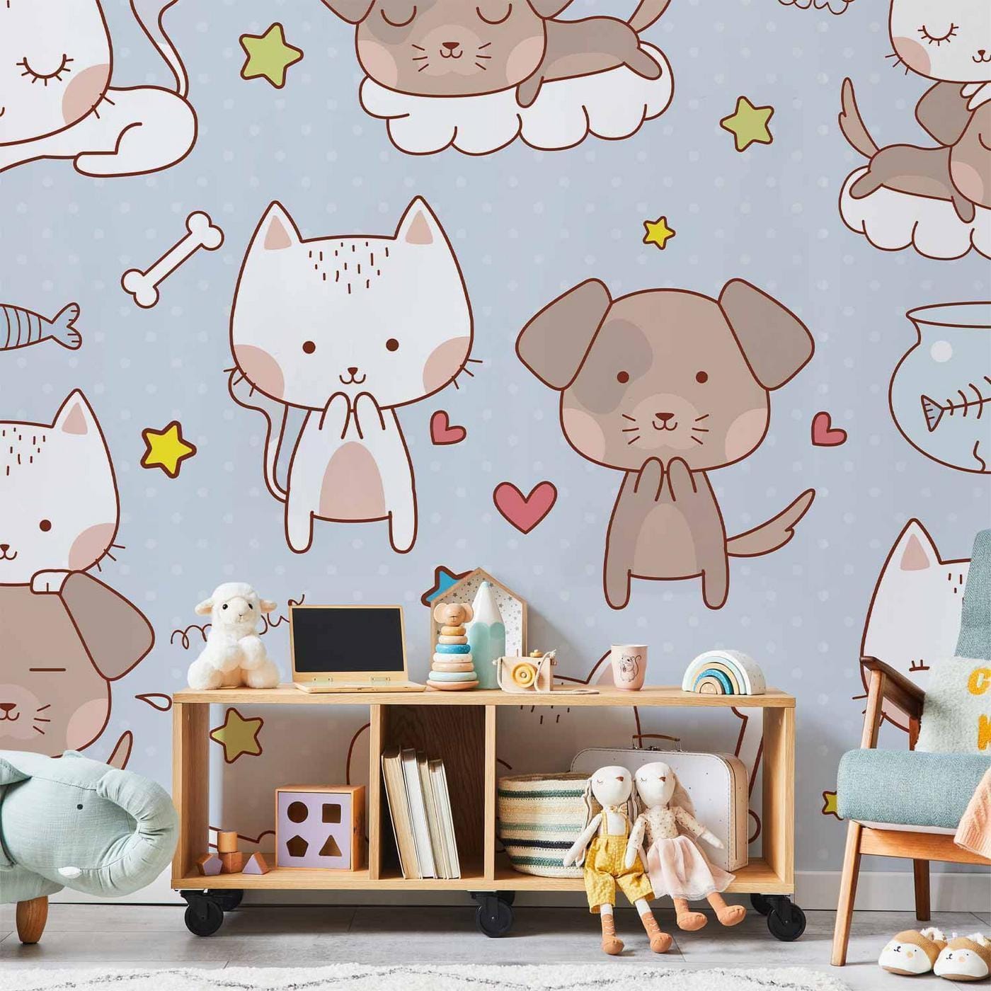 Hoe meet je een muur op voor fotobehang?