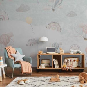 Fotobehang - Adventure Among the Clouds