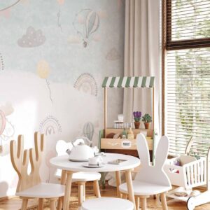 Fotobehang - Adventure Among the Clouds