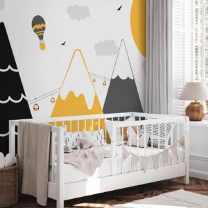 Fotobehang - Adventure in the Mountains