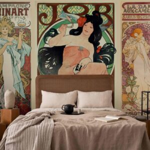 Fotobehang - Alphonse Mucha Women's