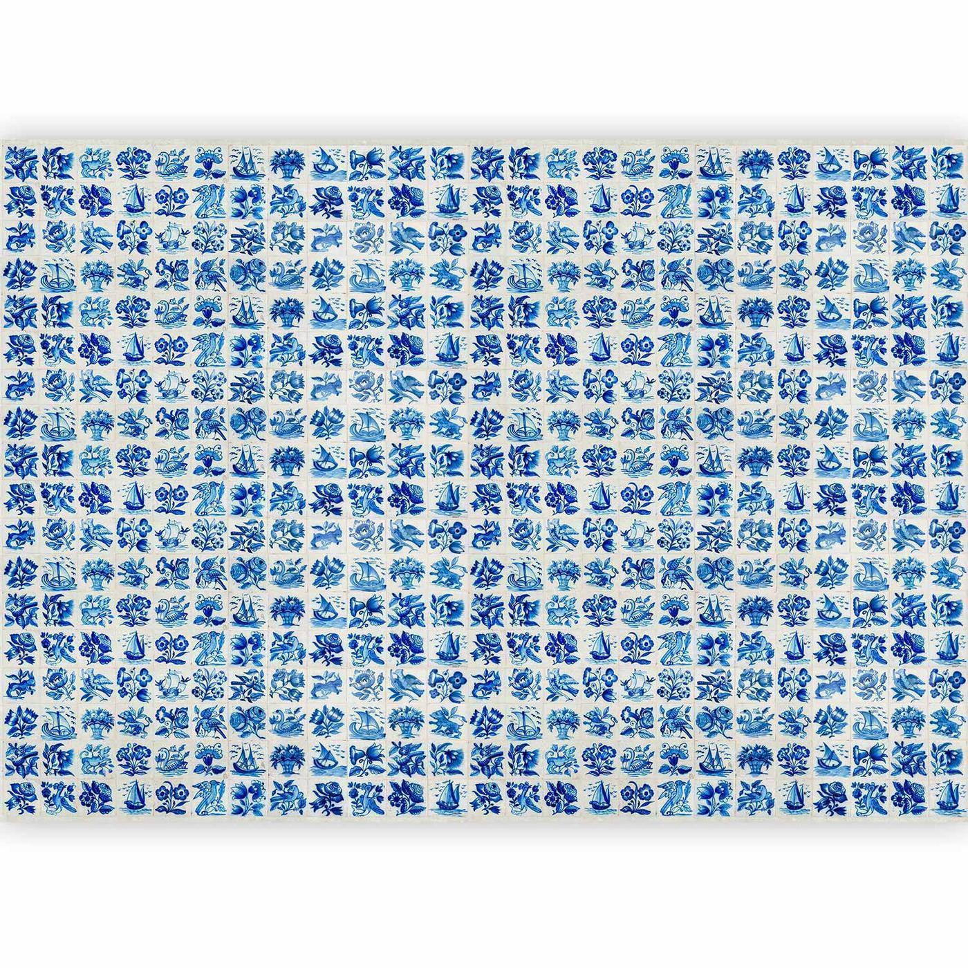 Fotobehang - Azulejos tiles – traditional Portuguese ceramic tiles