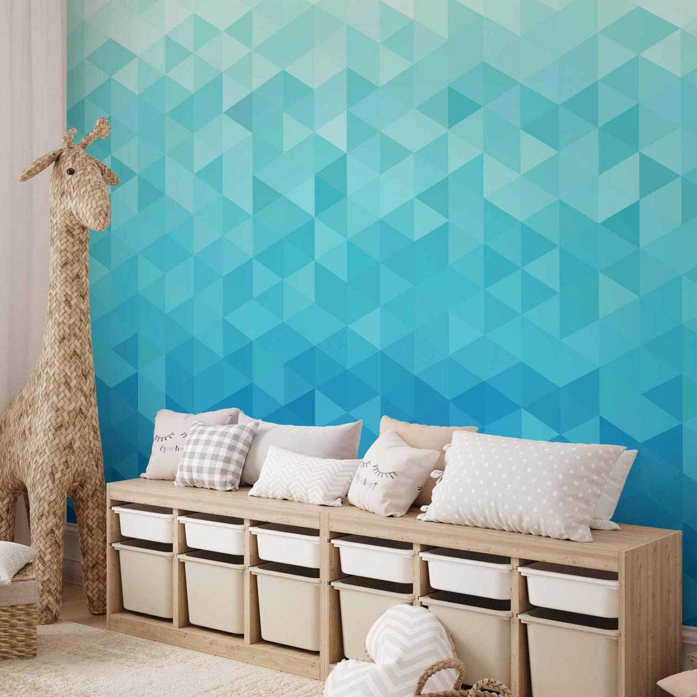 Fotobehang - Azure pixel