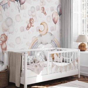 Fotobehang - Bears in the Sky