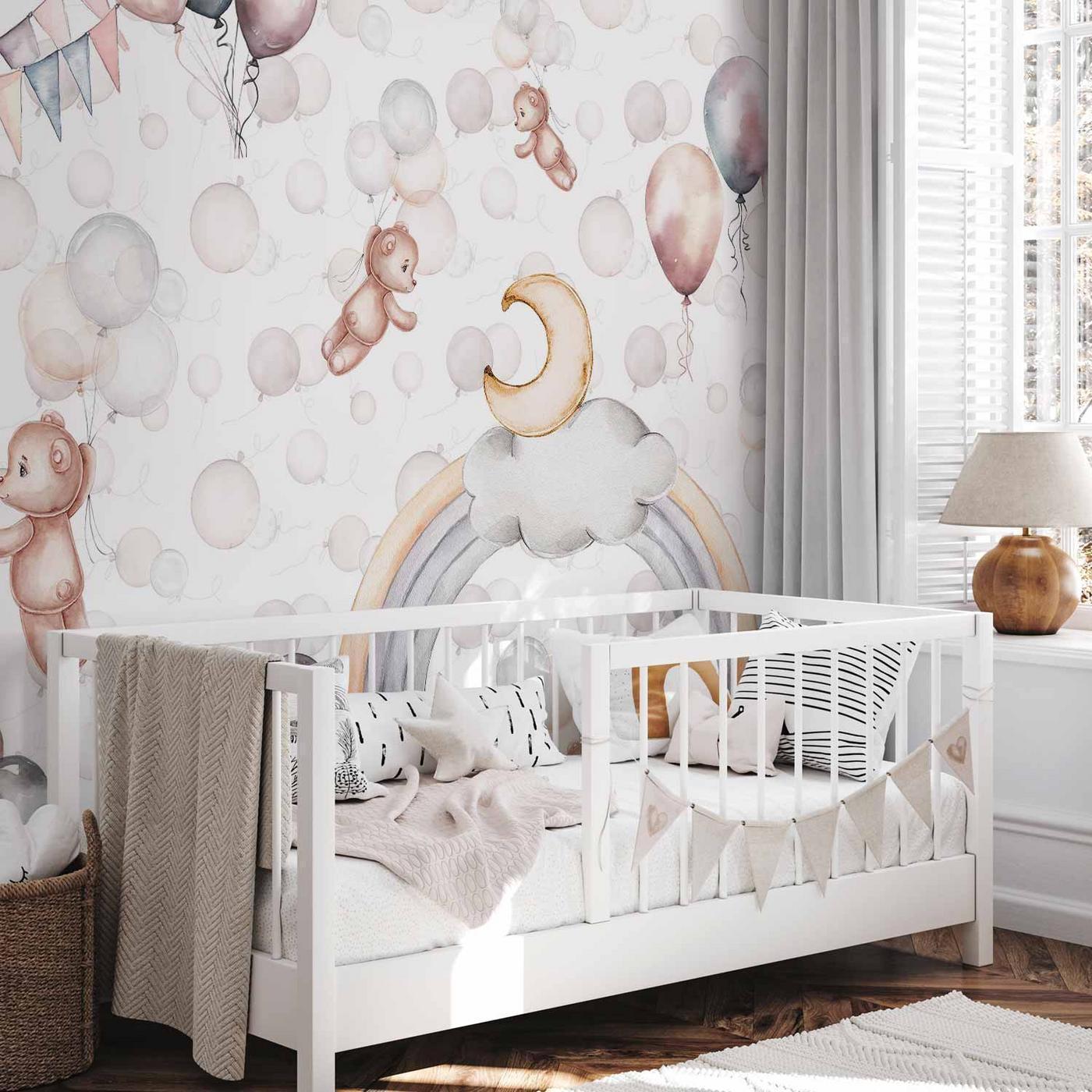 Fotobehang - Bears in the Sky