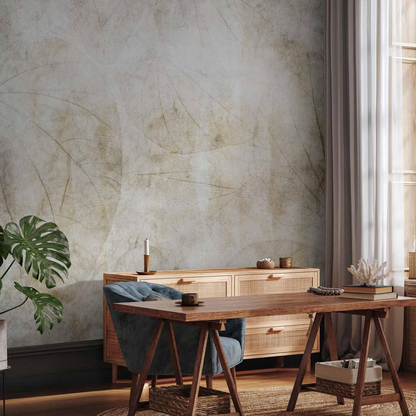 Fotobehang - Beige murmurs