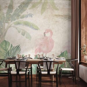 Fotobehang - Birds in the Jungle