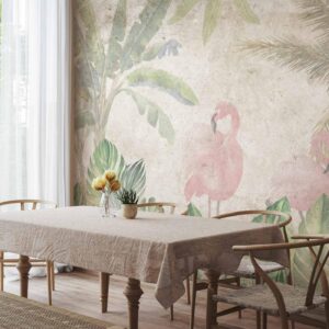 Fotobehang - Birds in the Jungle