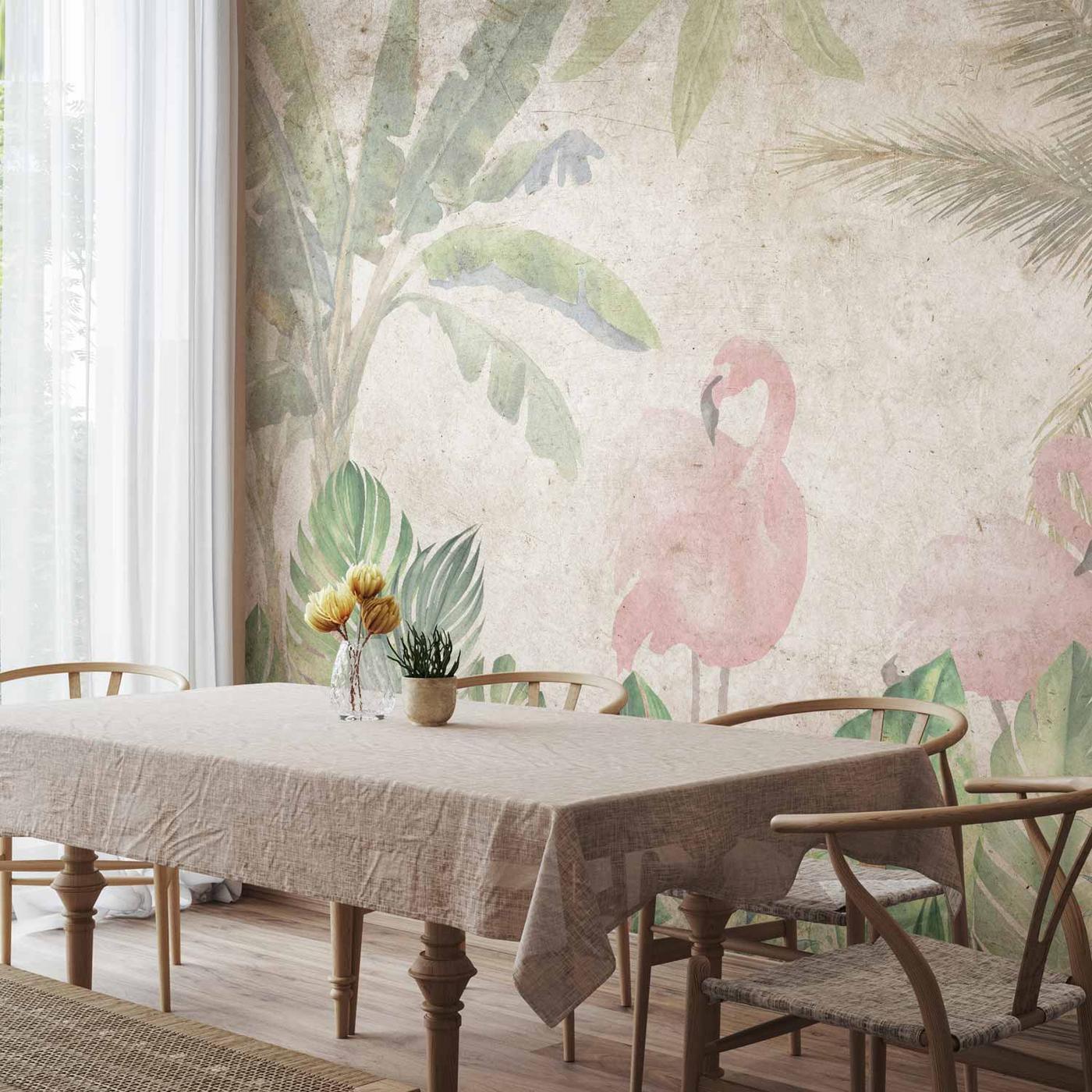 Fotobehang - Birds in the Jungle