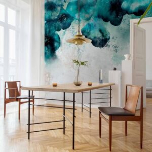 Fotobehang - Blue Poppies