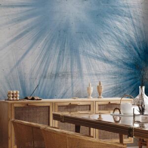 Fotobehang - Blue Shadows