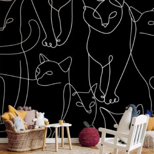 Fotobehang - Cat Habits - First Variant