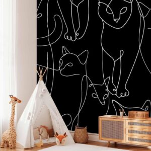 Fotobehang - Cat Habits - First Variant