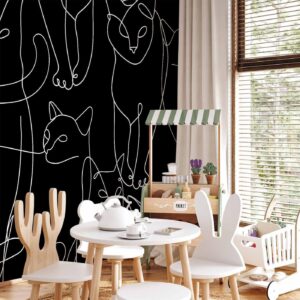 Fotobehang - Cat Habits - First Variant