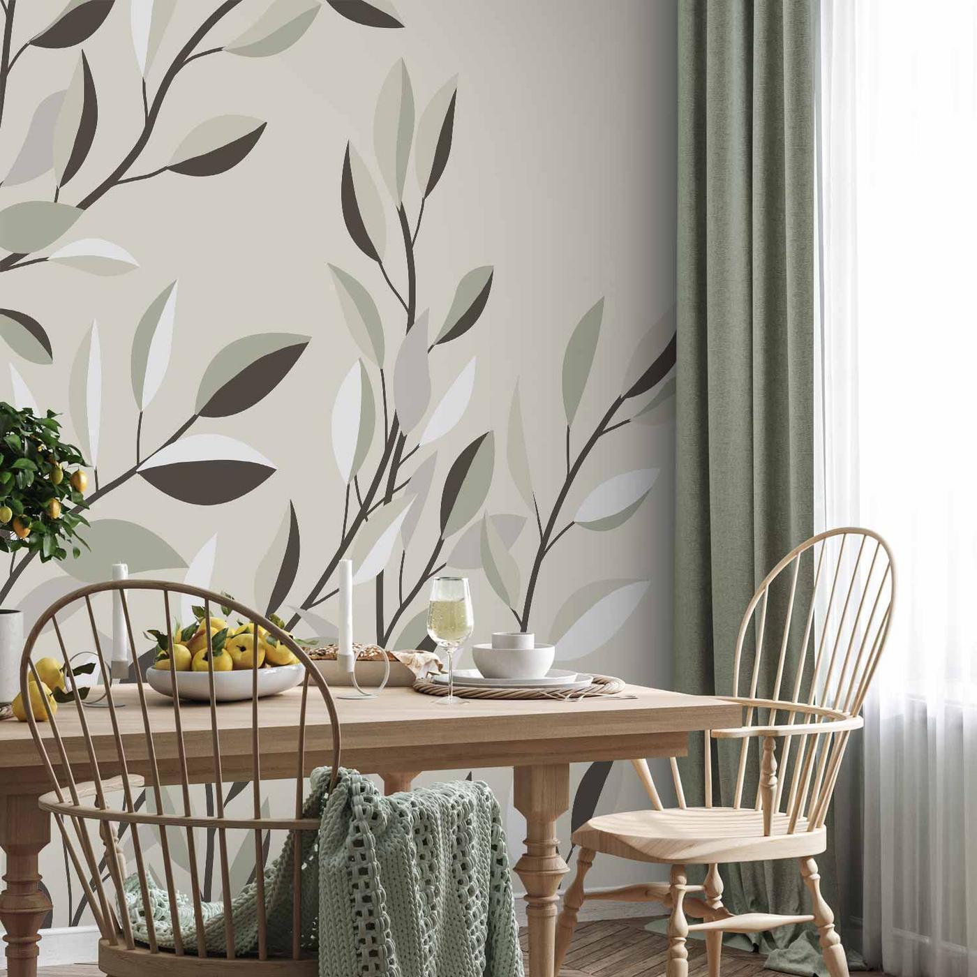 Fotobehang - Climbing Leaves - First Variant