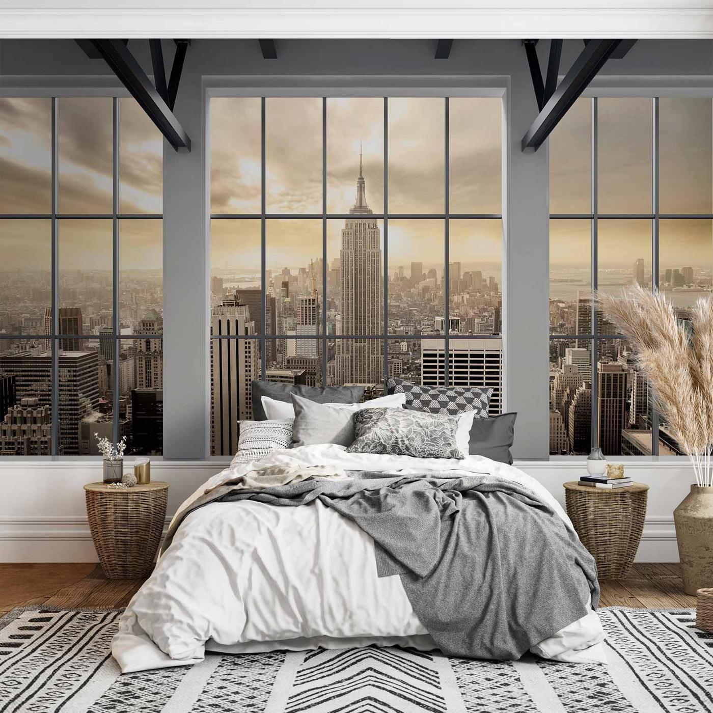 Fotobehang - Clouds over New York City