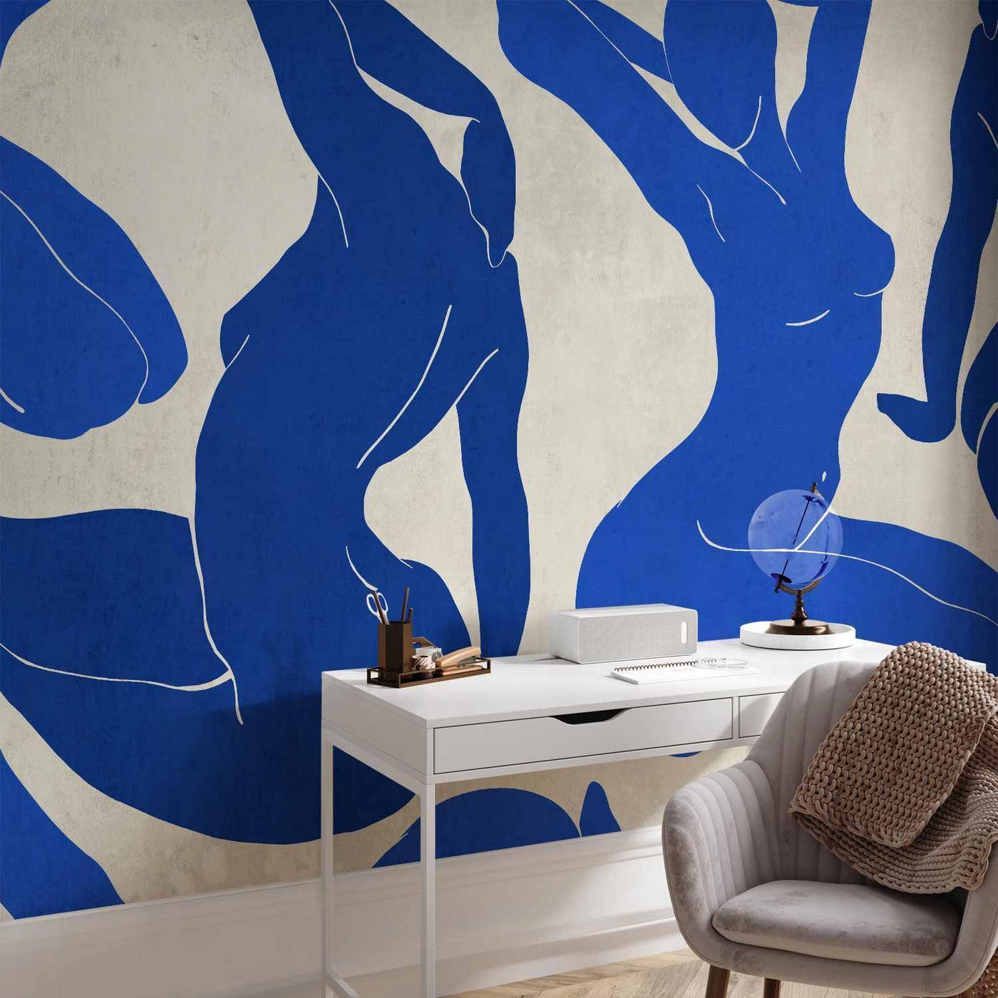 Fotobehang - Cobalt Softness